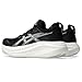 ASICS Women's Gel-Nimbus 27 Running Shoes, 8.5, Black/Lake Grey