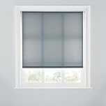 A.Unique Home Premium Trimmable Daylight Roller Window Blind – Light Filtering Fabric,Child Safe Chain for Bedroom,Kitchen,Living Room – 4FT – CHARCOAL - 120cm (W) x 170cm (L) | 47.2" (W) x 66.9" (L)