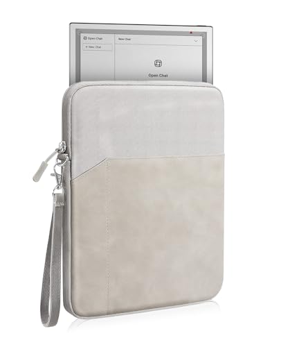 Tablet Sleeve for iFLYTEK AINOTE 2 10.65 inch,360° All-Round Protective Bag,Portable Storage Bag,Water-Resistant,Grey