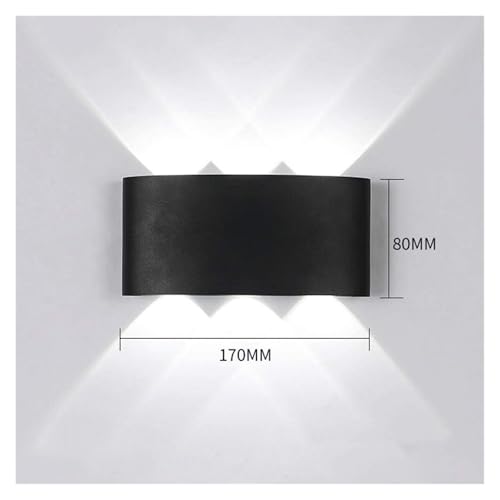Lampes murales extérieures encastrées LED spots haut bas étanches - 5
