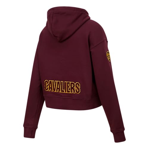 Sudadera Pro Standard NBA Classic Chenille cropped con capucha para mujer 2