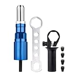 Ampia gamma di applicazioni: questo adattatore per rivetti ciechi per trapano convince per la sua versatilità nei rivetti ciechi, funziona in modo efficiente con rivetti in alluminio e acciaio e si adatta a diverse dimensioni di rivetti ciechi. La sua funzionalità è indispensabile per la ristrutturazione della casa e le riparazioni di cantieri, ottimizza i flussi di lavoro in ambienti commerciali e privati.