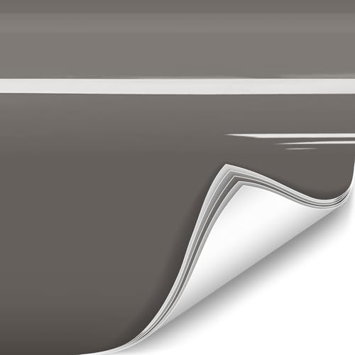 Image of ColorFusion PPF by VViViD, Gloss Nardo Grey Dry Apply PPF Vinyl Car Wrap Roll 1ft x 5ft