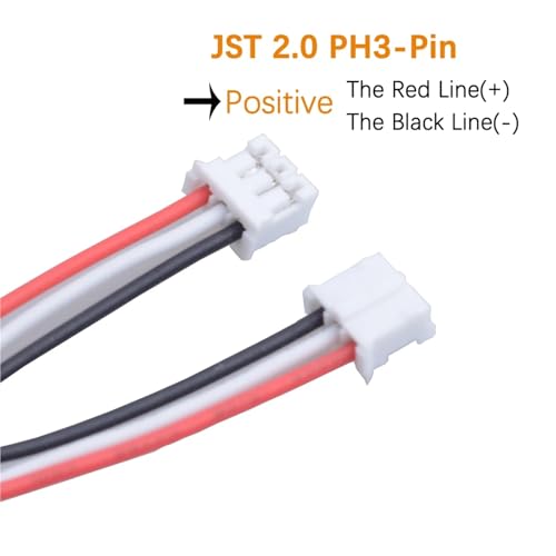 Batería 603040 recargable de litio 3,7V 800mAh LiPo con conector 2.0 de 3 pines 2