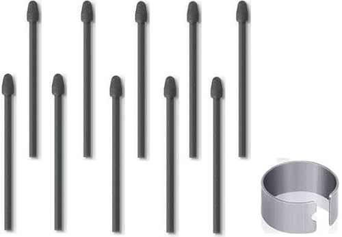 BOOX Stylus�y���`�b�v�����p�}�[�J�[�y���`�b�v10�BBOOX Pen2 Pro�AMax Lumi2�ANote Air2�ANote5�ANova Air C�^�u���b�g�X�^�C���X�A�f���炵��1/2�y���`�b�v�p�y����(�u���b�N)