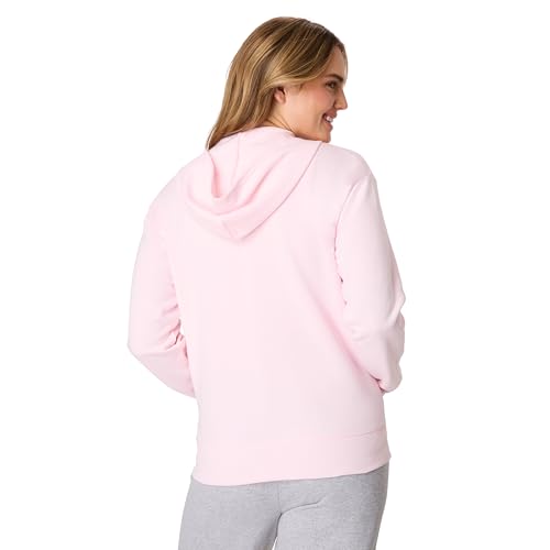 Hanes Women's EcoSmart Full-Zip Hoodie Sweatshirt, Pale Pink, Large - image 2