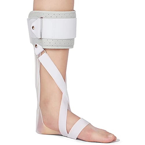 Ortesis de pie ortesis para Caminar con la articulación del Tobillo Ajustable Ternero Transpirable Fijo Fijo Punta de pie Herida Lesiones fracturas de fracturas, Izquierda, s