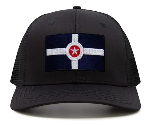 Image of International Tie City Hat for Men and Women, Adjustable Snapback Trucker Baseball Cap with Embroidered Patch