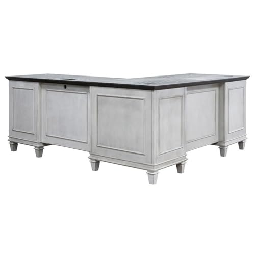 Martin-Furniture-Pedestal-Desk-White Martin Furniture Pedestal Desk White