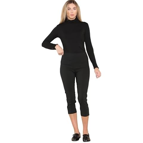 WearAll Women's Cropped Trousers for Summer Cover