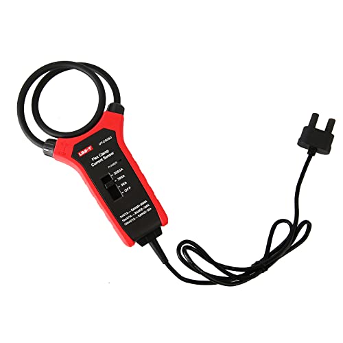 Image of UNI-T Flexible Current Probe UT-CS09D, 18 inch Flex Clamp, 0.1A Resolution, 3000A Current Paired with UT208B / UT206B Digital Clamp Meter, 500Hz Frequency Response, 1-Meter Drop Durability