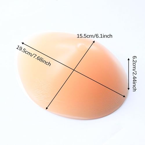 Mastectomie prothèse silicone forme goutte d'eau avec inserts moulés poitrine synthétique