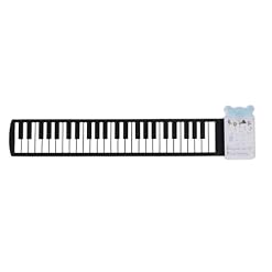 Piano Enroulable Portable à 49 Touches de Conception Légère et Compacte, avec Haut-Parleur, Rechargeable, 8 Tonalités, Clavier électronique Pliable en Silicone - Les Beatles, Paul McCartney, John Lennon, RIngo Starr, George Harrison