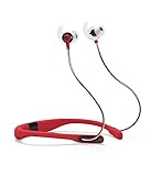 Softeam JBL Reflect Fit - Auriculares in-Ear Deportivos inalámbricos/Bluetooth con pulsómetro Integrado, Rojo