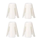 4 Pcs Thread Spool Cone Holder White Plastic Coil Claw Overlocker Serger Sewing Accessories for Janome 644D 744D