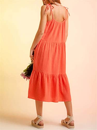 Robe longue d'été blanche aux finitions soignées style épuré - 4