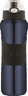 Under Armour Dominate 24 Ounce Stainless Steel Water Bottle, Indigo