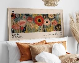 Affiche rétro Yayoi Kusama : sublimez votre déco de lit - 4