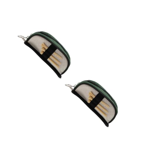 Hemoton Portable Tennis Ball Bag with Zipper Closure Durable Waist Pouch for Golf Balls and Sundries Lightweight Design for Travel and Outdoor Activities