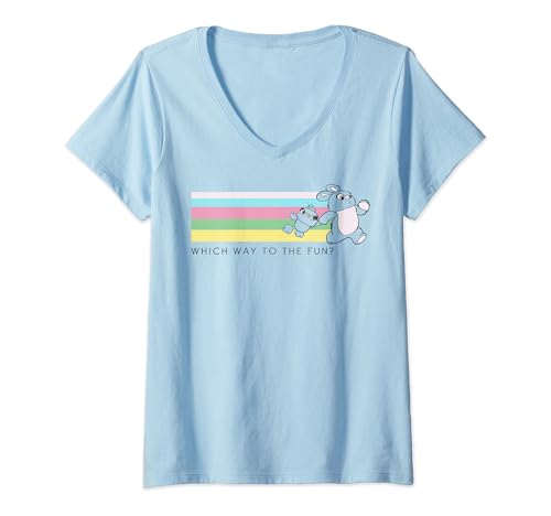 T-Shirt Toy Story 4 femme col V Ducky Bunny haut manches courtes Pixar
