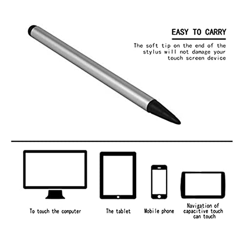 Capacitive And Resistive Stylus Pen Touch Screens Pens Resistive Stylus Pen Stylus For Iphone Retractable Fine Point Stylus Tip High Sensitivity Universal For Samsung Galaxy And Other Touch Screen #TOP3