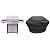 Char-Broil 463371719 Performance TRU-Infrared 3-Burner Cabinet Style Gas Grill, Stainless Steel & Performance Grill Cover, 3-4 Burner: Large