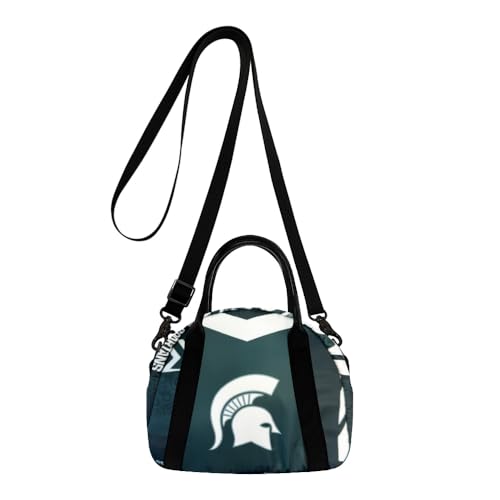 Pro Specialties Group Michigan State Spartans Sling Purse Compact and Stylish Crossbody Bag for Travel and Everyday Use