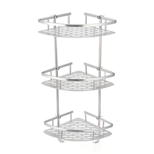 Bathroom Shelves - Corner Rack 3 Layer Bathroom Towel Rack Alumimum Bathroom Shelf Wall Mounted Toilet Bathroom Hardware (3 Layer)