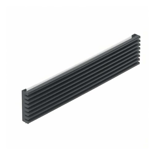 Grille d'aération pour four encastrable 598x124mm ventilation noire - 3