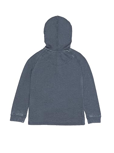 Silver Jeans Co. boys Boys Acid Wash Henley Hoodie4