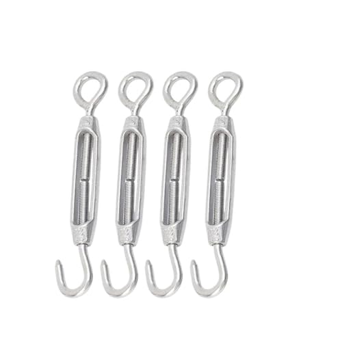 20 Piezas Tensores para Cables de Acero Inoxidable para Ropa miniatura 1