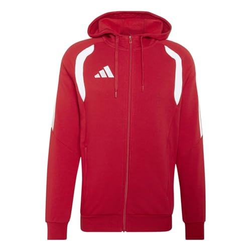 adidas Men's Tiro26 League Sweat Full Zip Hoodie team power red 2/white S