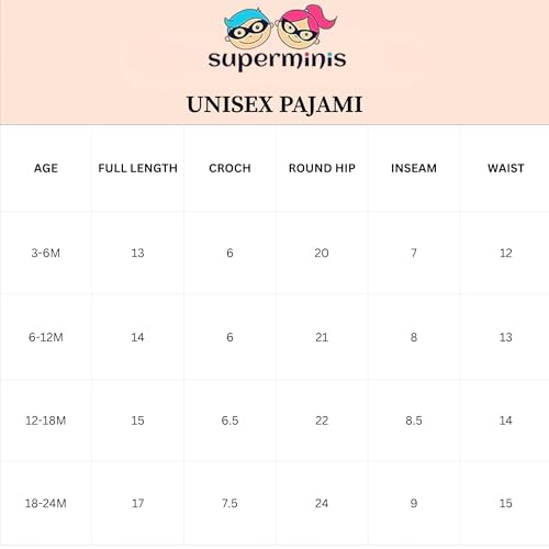 Image of superminis Unisex Baby Cotton Pyjama Set| Elegent Mix Color Printed Bottom Wear for Toddler (Pack of 5)