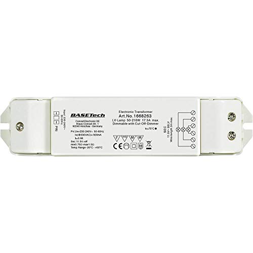 Preisvergleich Produktbild Basetech ELEKTRONISCHE TRAFO 12V, 210VA