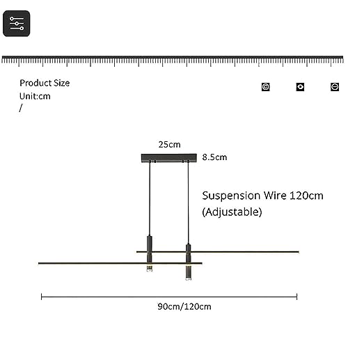 Éclairage suspendu pour cuisine et luminaire LED dimmable réglable pour maison moderne - 2