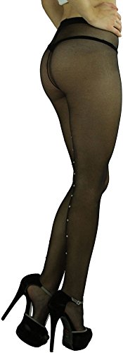 Image of ToBeInStyle Women's Nylon Solid Opaque Pantyhose Tights