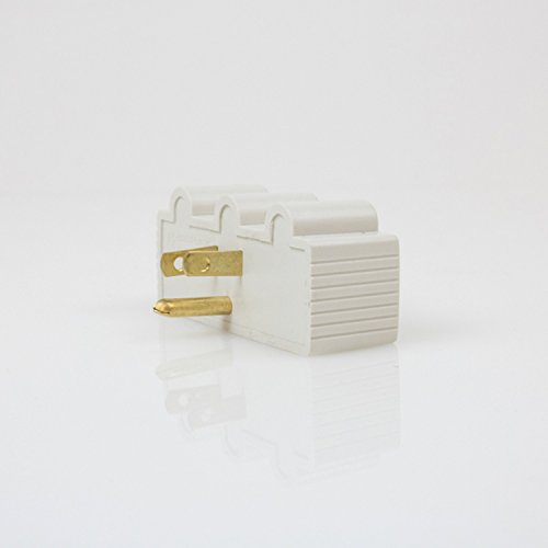 Axis 45090 3-Outlet Grounded Wall Adapter, White #TOP6