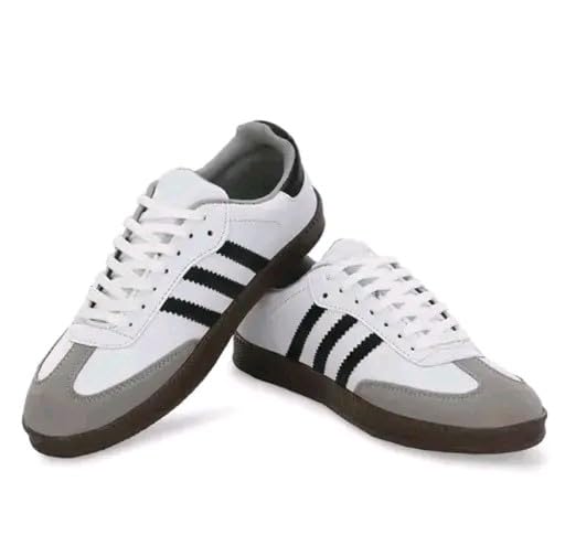 Khair Shoes Mens White Casual Sneakers-picture-27