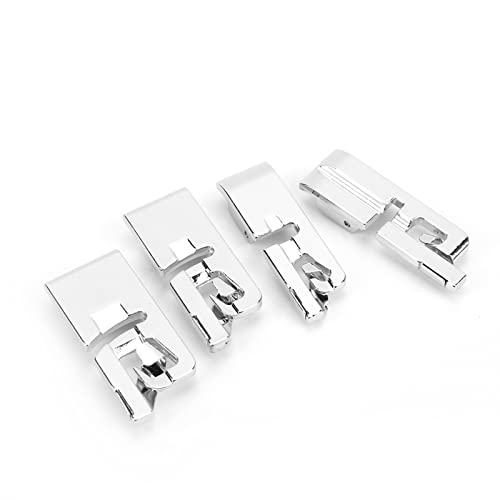 Juego de 4 Pies Prensatelas de Dobladillo en Acero Inoxidable miniatura 4