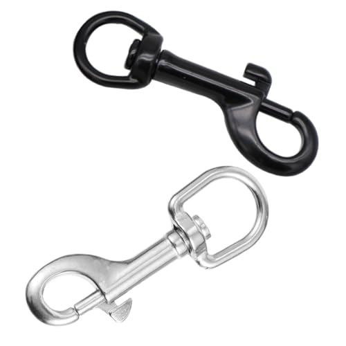 Ciieeo 2pcs Heavy Duty Swivel Snap Hooks for Dog Leash Bolt Connector for Pet Leashes for Outdoor Use