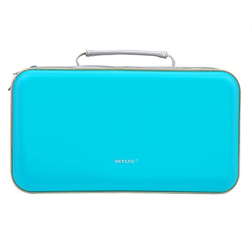 CD DVD Wallet, Wismart 96 Capacity Heavy Duty Sturdy DVD Storage Hard shell CD Disk Holder DVD Case VCD Wallets Blu-ray Media Case Storage Holder Organizer Wallet,96 Capacity (Skyblue)