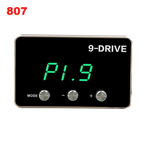 Throttle Response Controller, 9 Drive Modes Smart Electronic Throttle Controller, Racing Accelerator,for FORD LAND-ROVER/Land-Rover/Lincoln/DODGE/CHRYSLER/JEEP