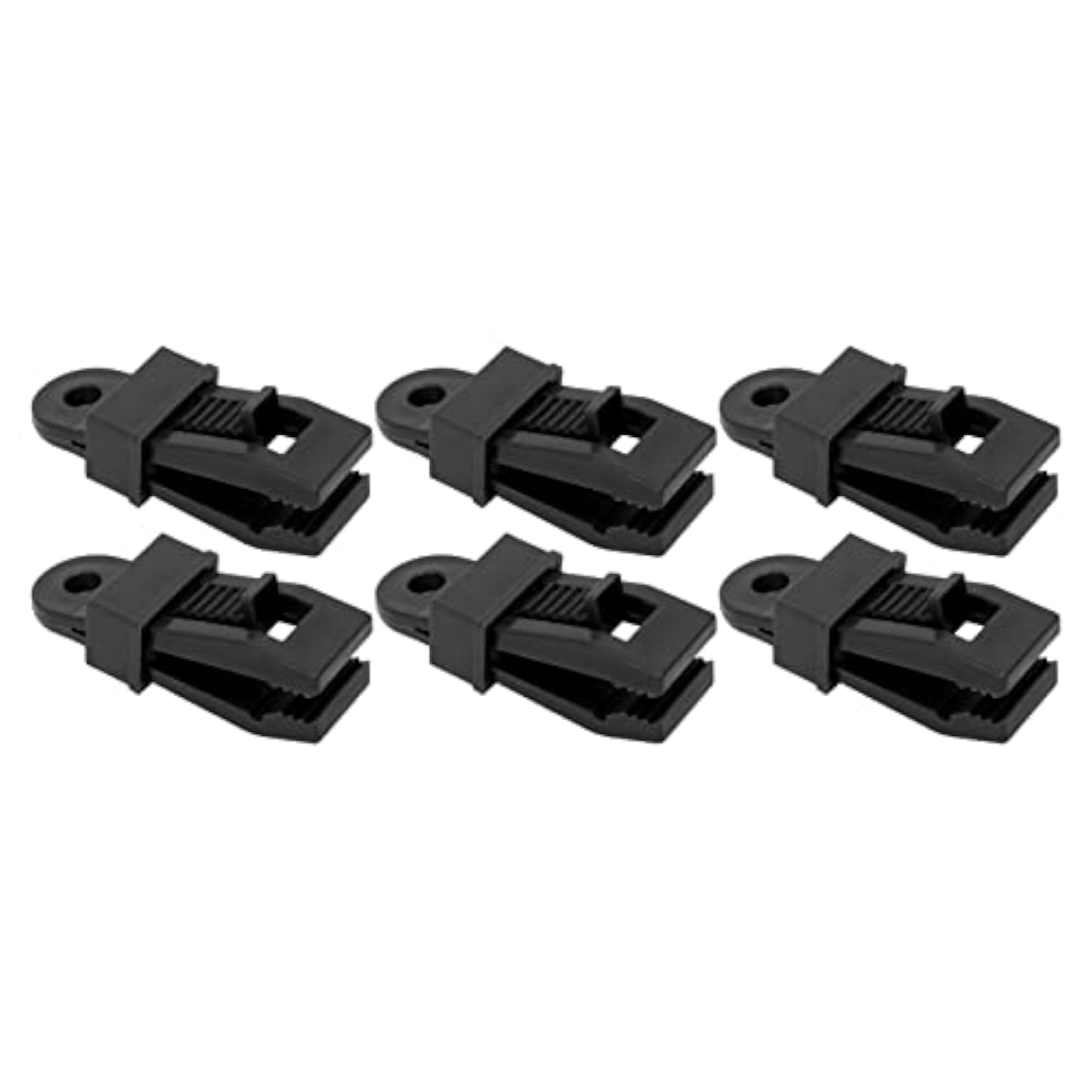 Heavy Duty Locking Grip Tent Clips, Reusable Plastic