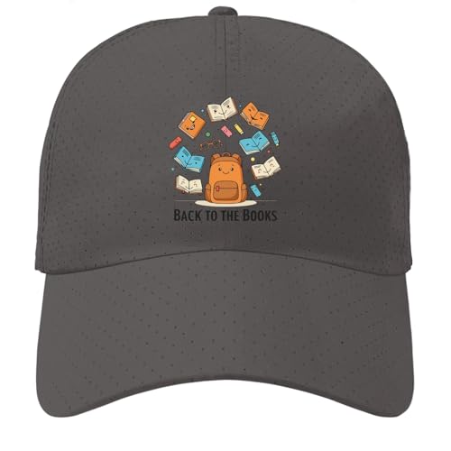Back to The Books School Baseball Hats Beach Cap for