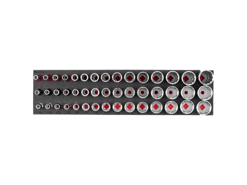 Image of TEKTON 3 /8 Inch Drive 12-Point Socket Set, 45-Piece | SHD91802