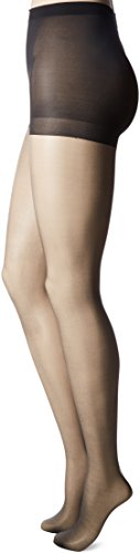 Image of L'eggs Women's Silken Ultra Sheer Run Resist Panty Hose, Jet Black, A