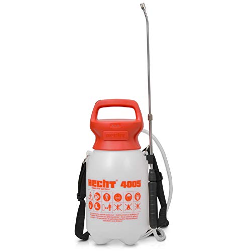 Preisvergleich Produktbild Hecht Drucksprühgerät 4005 Drucksprüher Unkrautspritze (5 Liter Behälter Schultertragegurt)