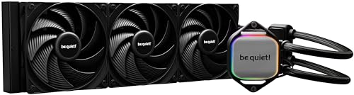 be quiet! Pure Loop 2 360 mm watercooling, impressionnantes performances de refroidissement, 3 ventilateurs Pure Wings 3 120 mm PWM high-speed, Pompe PWM doublement découplée, Tubes gainés flexibles