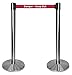 QueueWay PLUS - QPLUS-1S-RH - satin chrome post, 2" wide, 10