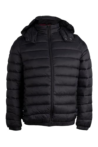 Coveri Piumino uomo 100 grammi uomo full zip, Nero XL